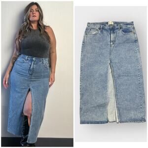 NEW Universal Thread denim maxi skirt